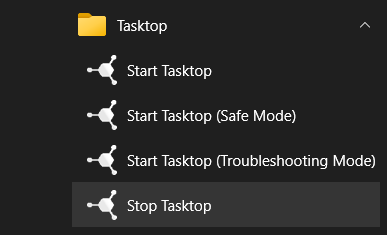 Stop Tasktop