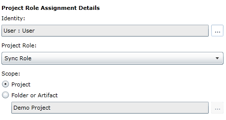 Project Role Assignment Details