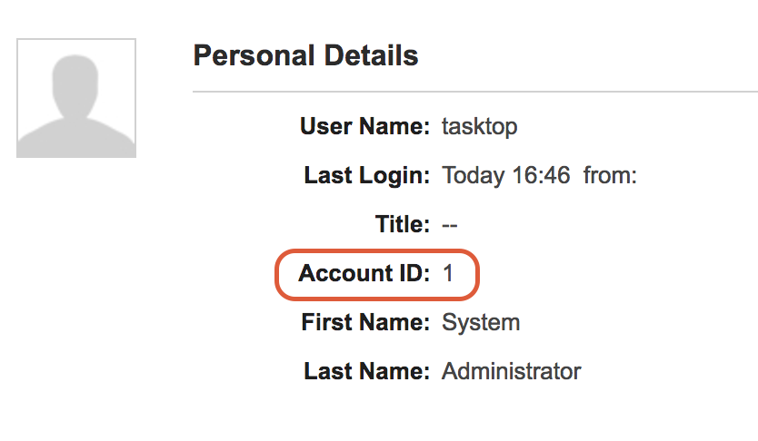 Default User ID in codebeamer