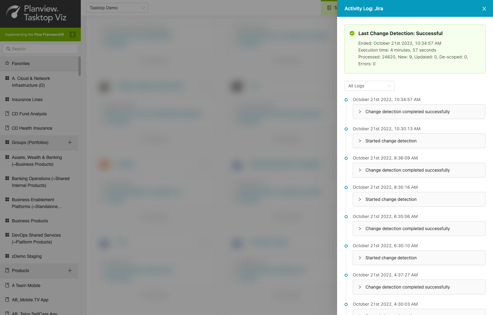 Successful Change Detection