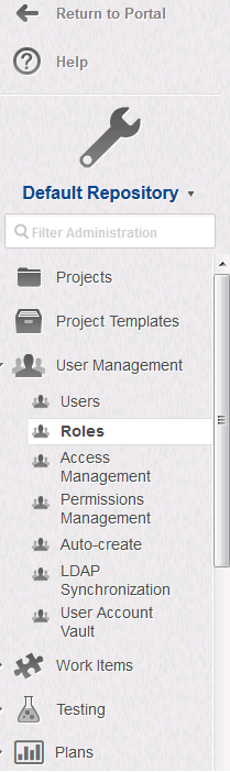 User Management section